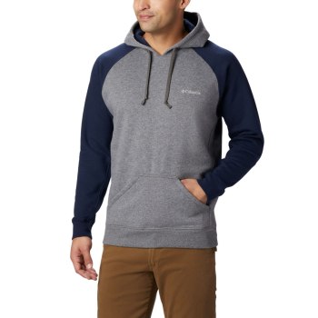 Columbia Hoodie Heren, Hart Mountain II Fleece Grijs Donkerblauw, 63MJGAILP